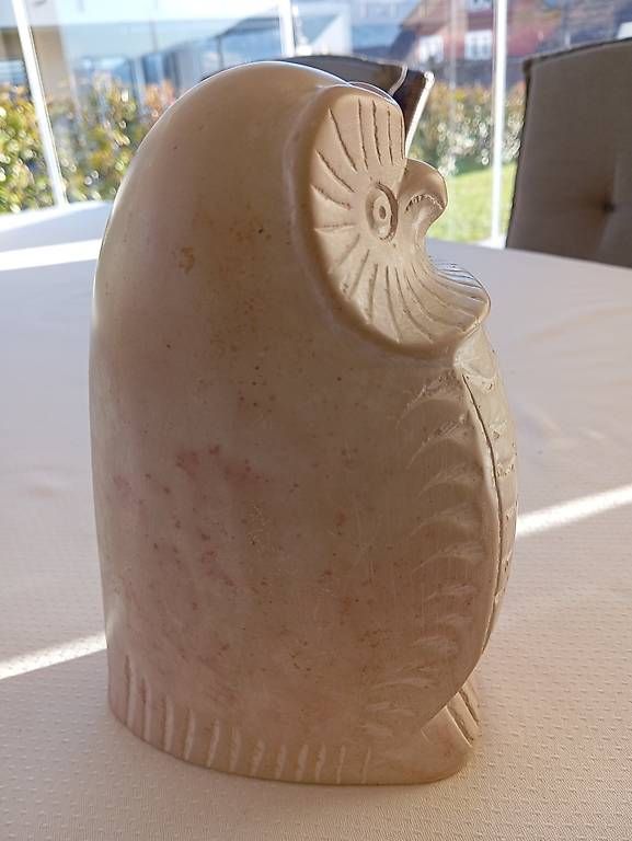 Figurines: Eule aus Speckstein – D'occasion à Neu St. Johann par voghelm