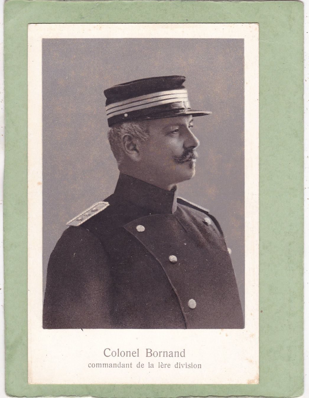 Cartoline postali: Militär Armee Colonel Bornand commandant 1ère division – Usato da Herisau venduto da Lisegrat2008