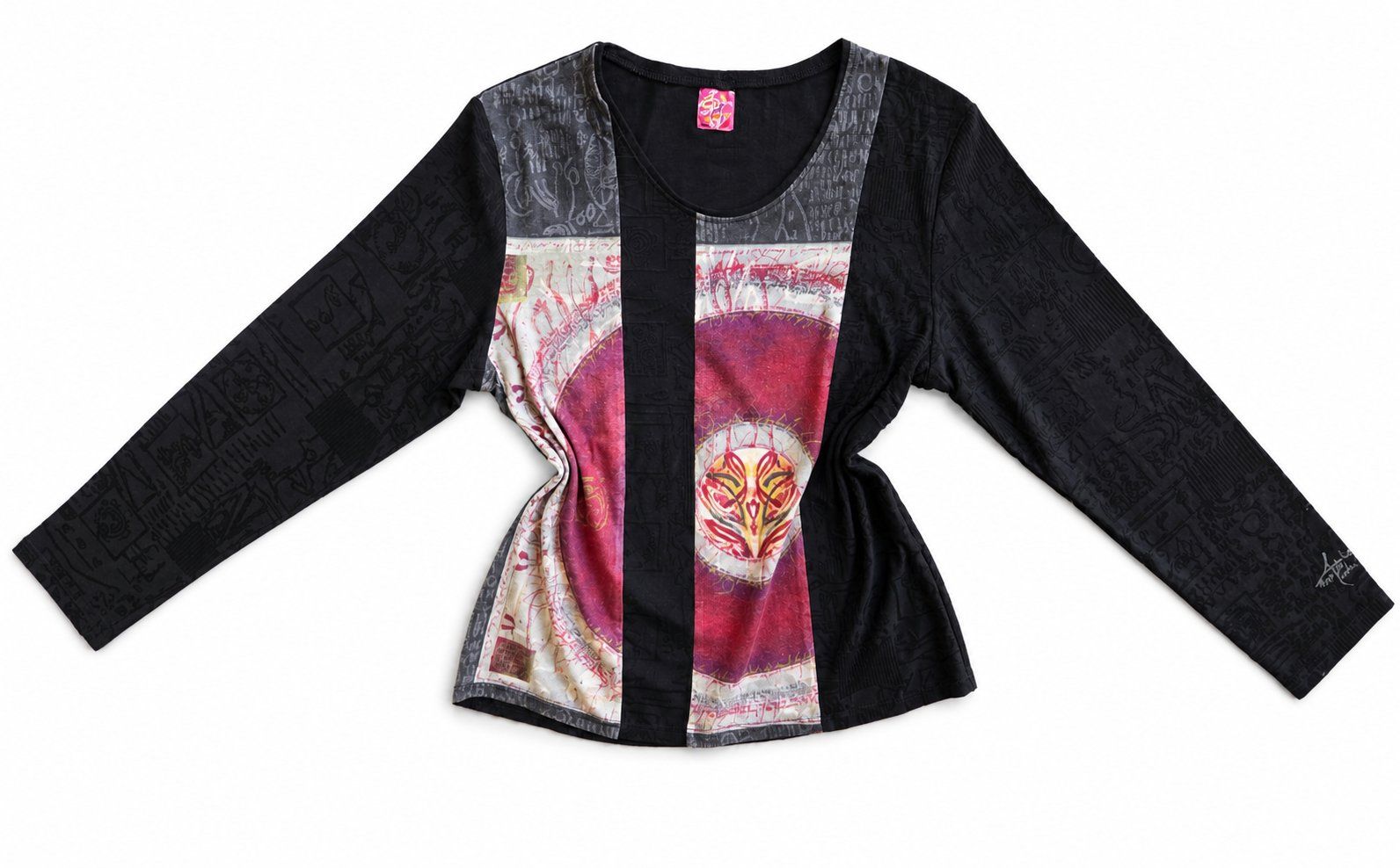Pullover & Sweatshirts: Designer Pullover Schwarz Print Gr. 46 – Neu (gemäss Beschreibung) aus Fully von VaneaSelection 1