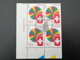 1998  Erstag gest.Viererblock mit Tab (K55)
