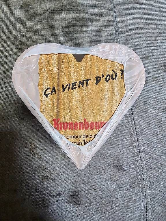 Sottobicchieri: 100er Bierdeckel Pack Herz Kronenbourg – Nuovo e nell'imballaggio originale da Frauenfeld venduto da Neoncube