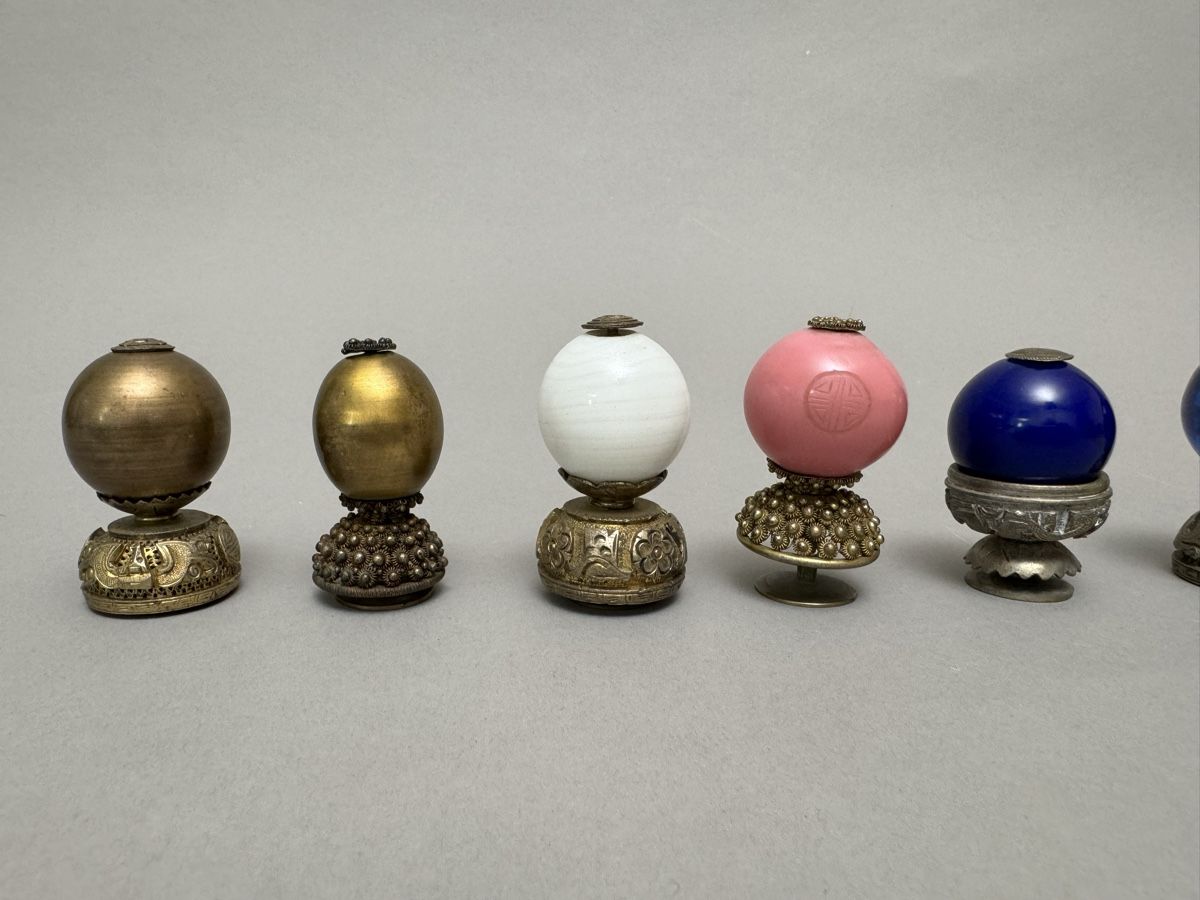 Bottoni: CHINA- Knöpfe von Mandarinhüten – Usato da Basel venduto da herr_majesty 1
