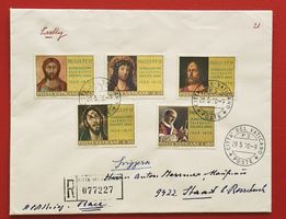 VATIKAN PRIESTERJUBILÄUM PAPST PAUL FDC STAAD ST GALLEN 1970