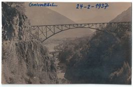 Centovallibahn Brücke, Fotokarte 1937