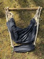 Hängematte / Hängesessel mit seperatem Fussteil (gewaschen)