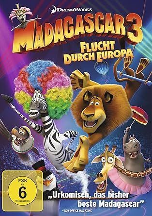 Tutti i DVDs: Madagascar 3 - Flucht durch Europa DVD – Usato da Dübendorf venduto da goeggi79
