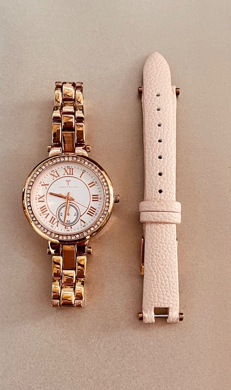 Orologi: Armbanduhr mit Zirkonia-Lünette – Usato da Bözberg venduto da JRose19