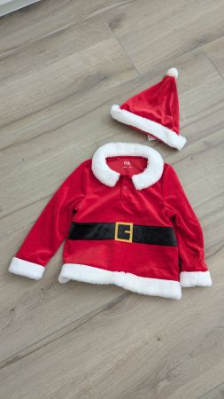 Weihnachtsoutfit / Weihnachtspullover - Gr. 110