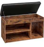 +  HOOBRO Schuhbank Schuhregal mit Sitzfläche Schuhablage