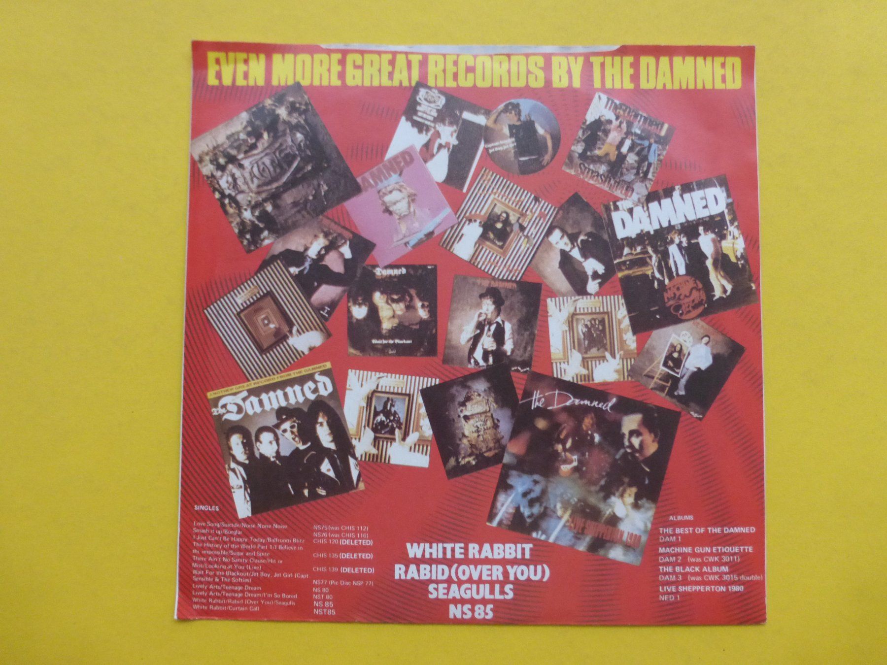 Dischi in vinile: The Damned – White Rabbit – Usato da Zürich venduto da Swiss57 1
