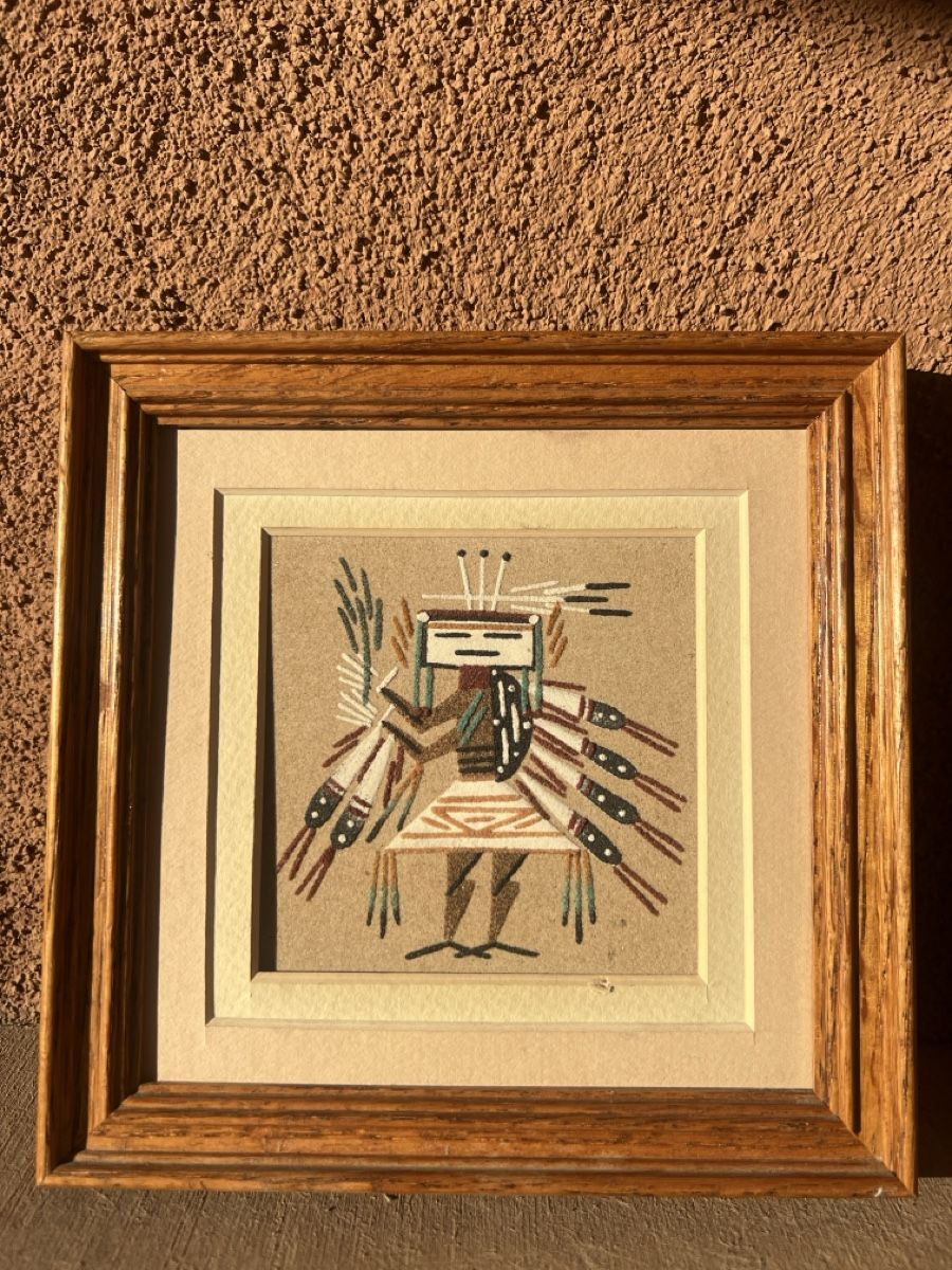 Dipinti: Navajo native sand art – Usato da Lausanne venduto da NYC67 3