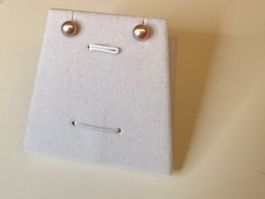 Ohrstecker Silber 925 Süsswasserperle
