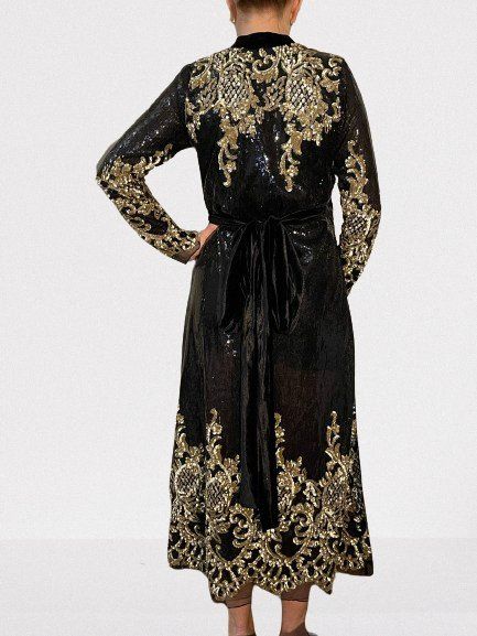 Kleider: Robe de soirée avec paillettes"Nidodileda" Taille 38-40 – Neu (gemäss Beschreibung) aus Genève von TradeCH 3