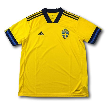 Schweden – 2020–22 – Heimtrikot – XL – adidas