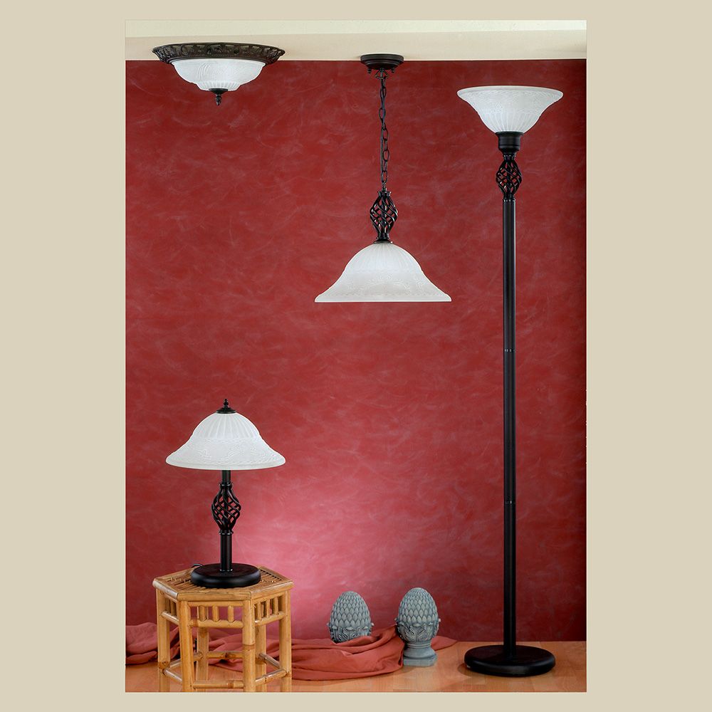 Lampadari & plafoniere: Deckenleuchte, Braun, Rund, 38 cm Ø – Nuovo (secondo la descrizione) da Kreuzlingen venduto da Smart-Light 1