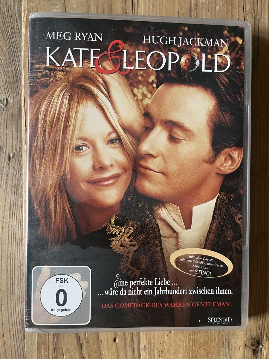 Tutti i DVDs: Kate & Leopold DVD Hugh Jackman Meg Ryan – Usato da Nussbaumen TG venduto da boltsi_87