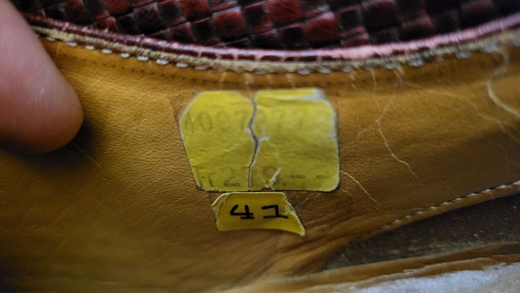 Scarpe da uomo: Herren Sommerschuh 7.5 / 41 Ledergeflecht – Usato da Horgen venduto da 2CH70 4