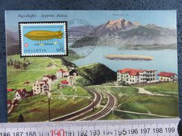 RIGI-STAFFEL LUFTSCHIFF LZ4 OFF.AK LUPO 75 NEUDRUCK 1975 SZ