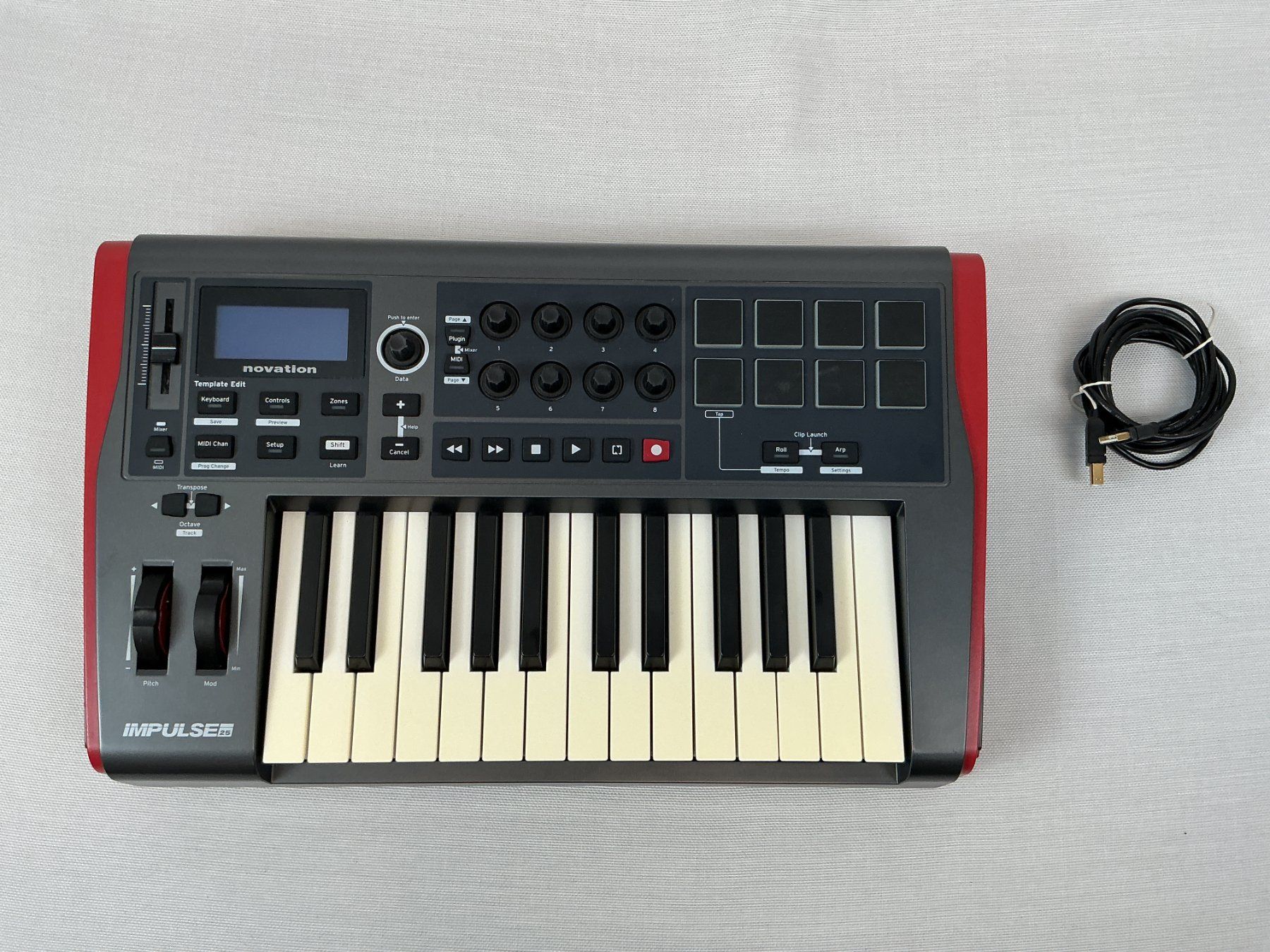 Novation Strumenti musicali: NOVATION Impulse 25 Midi Keyboard Controller – Usato da Richterswil venduto da Restwert_Richterswil