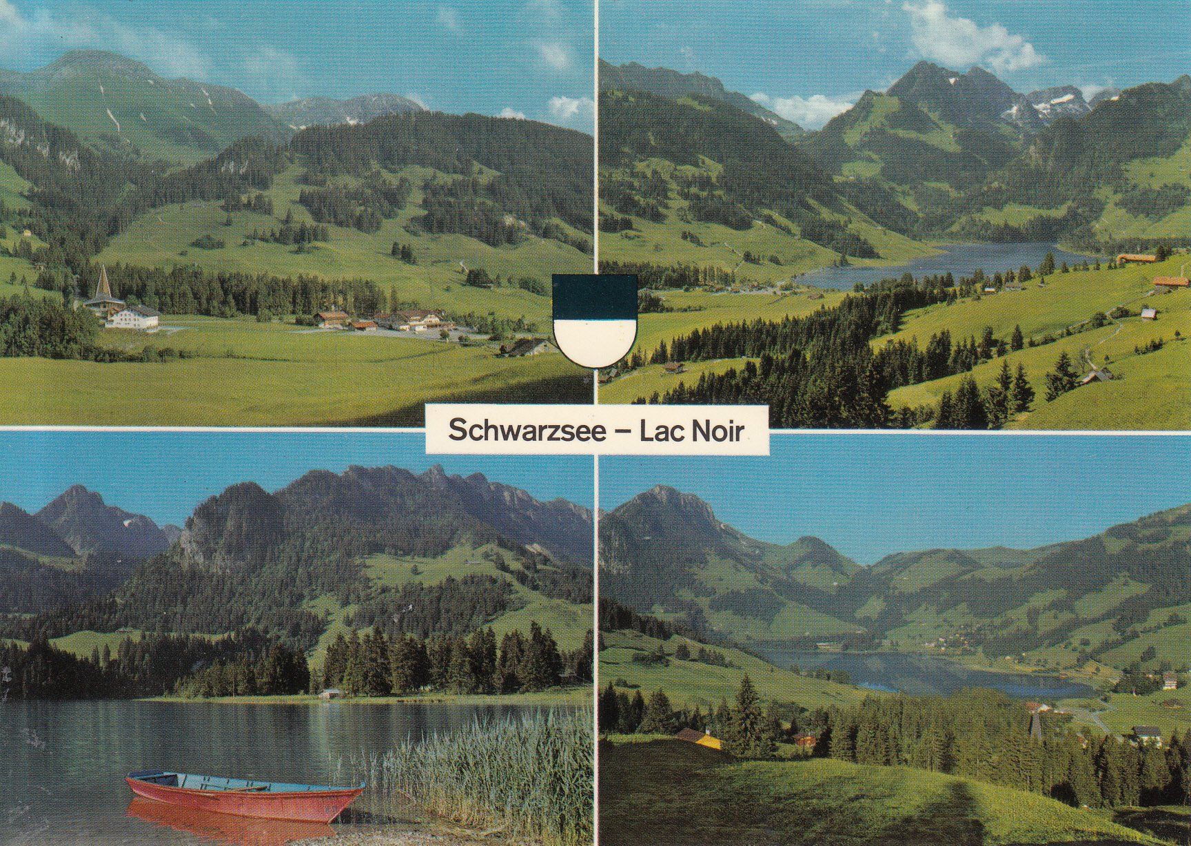 Ansichtskarten: Schwarzsee 1973 – Gebraucht aus Bürglen TG von StampGraf