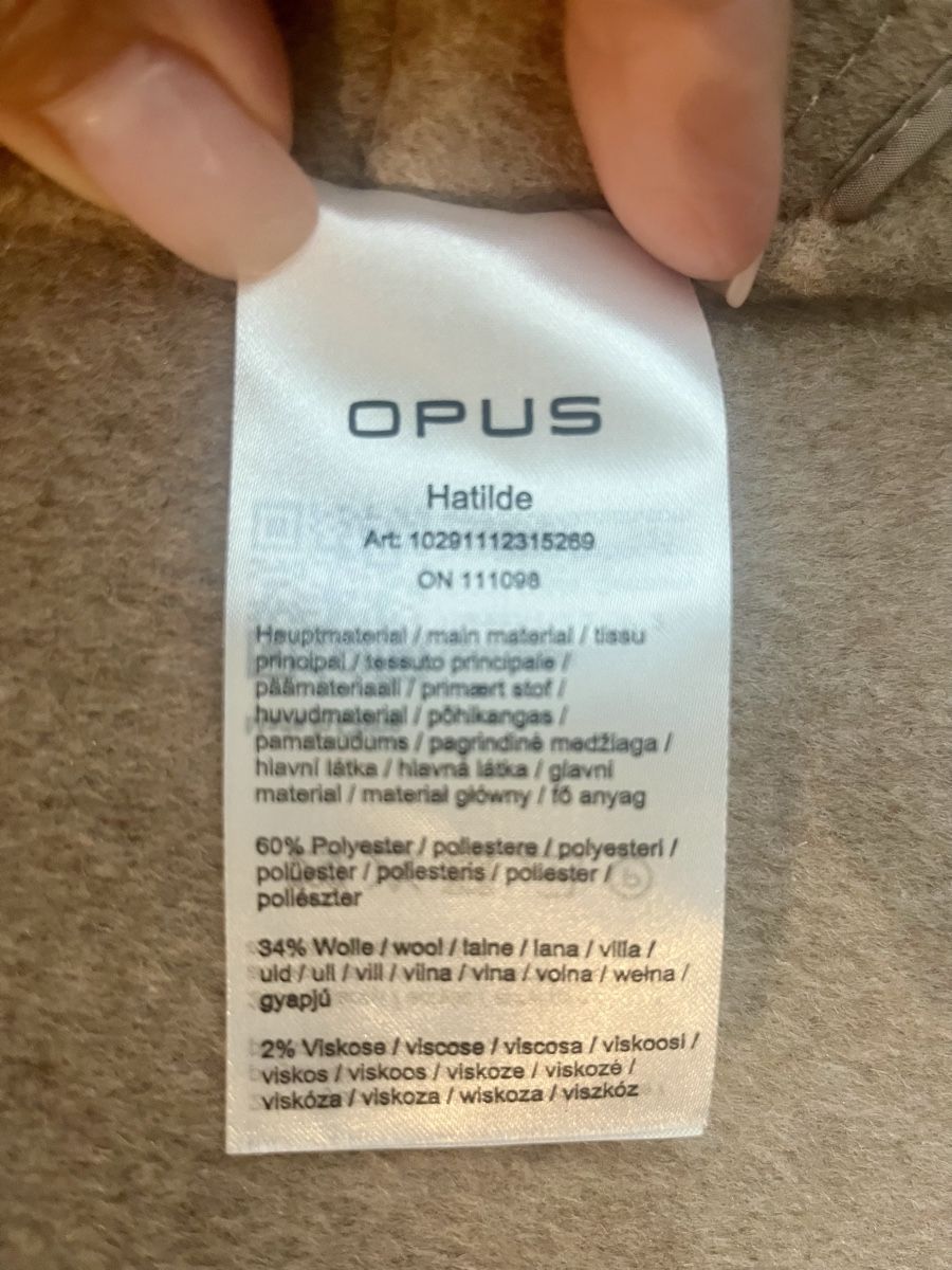 Opus Cappotti: Opus Mantel, Grösse 38, dunkelbeige – Nuovo (secondo la descrizione) da Bassersdorf venduto da habibi06 1