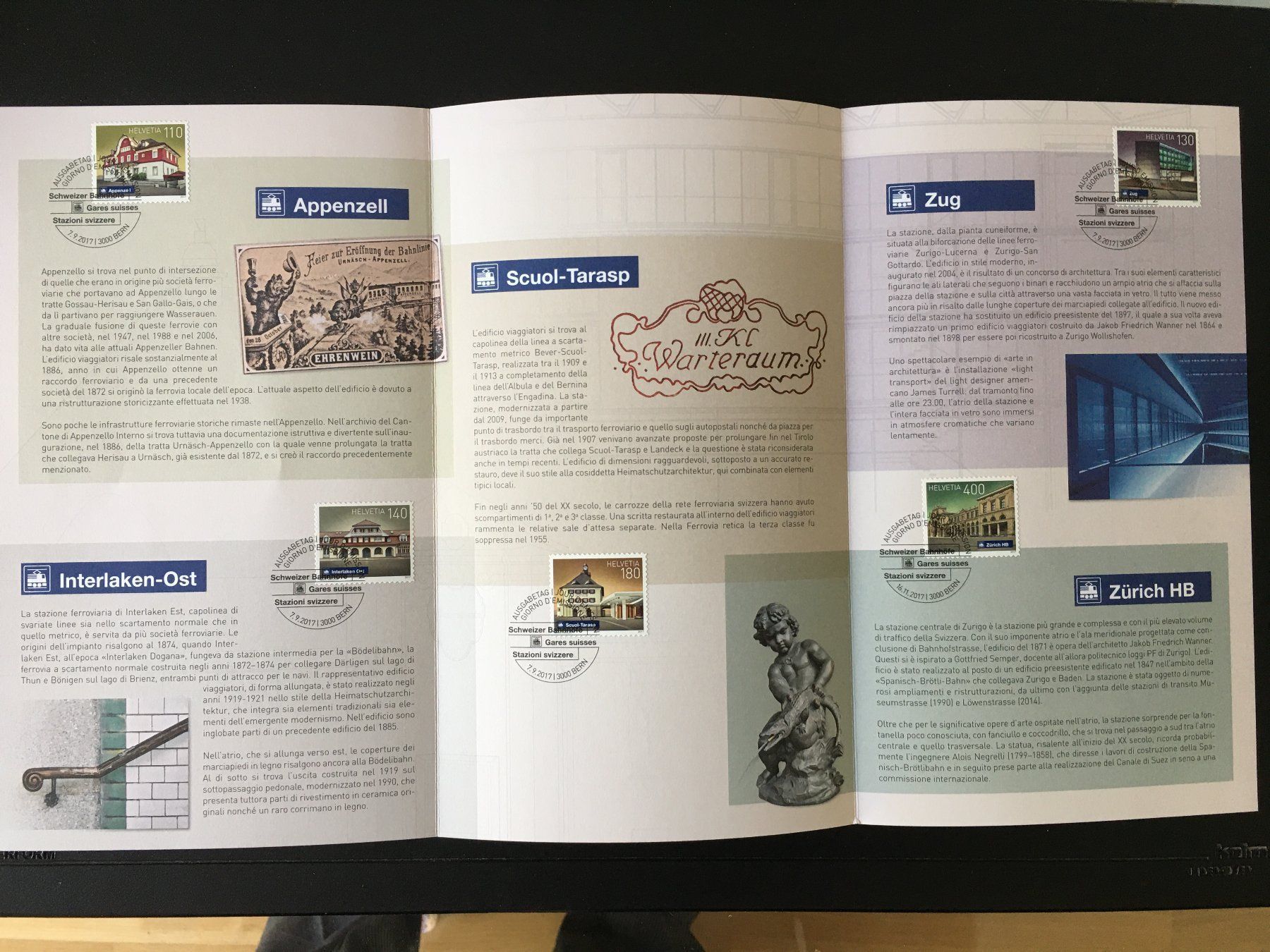 Tutti i francobolli: FDC stazioni svizzere Folder 2016 + 2017 + 2018  FDC – Nuovo (secondo la descrizione) da Niederrohrdorf venduto da leni29 2