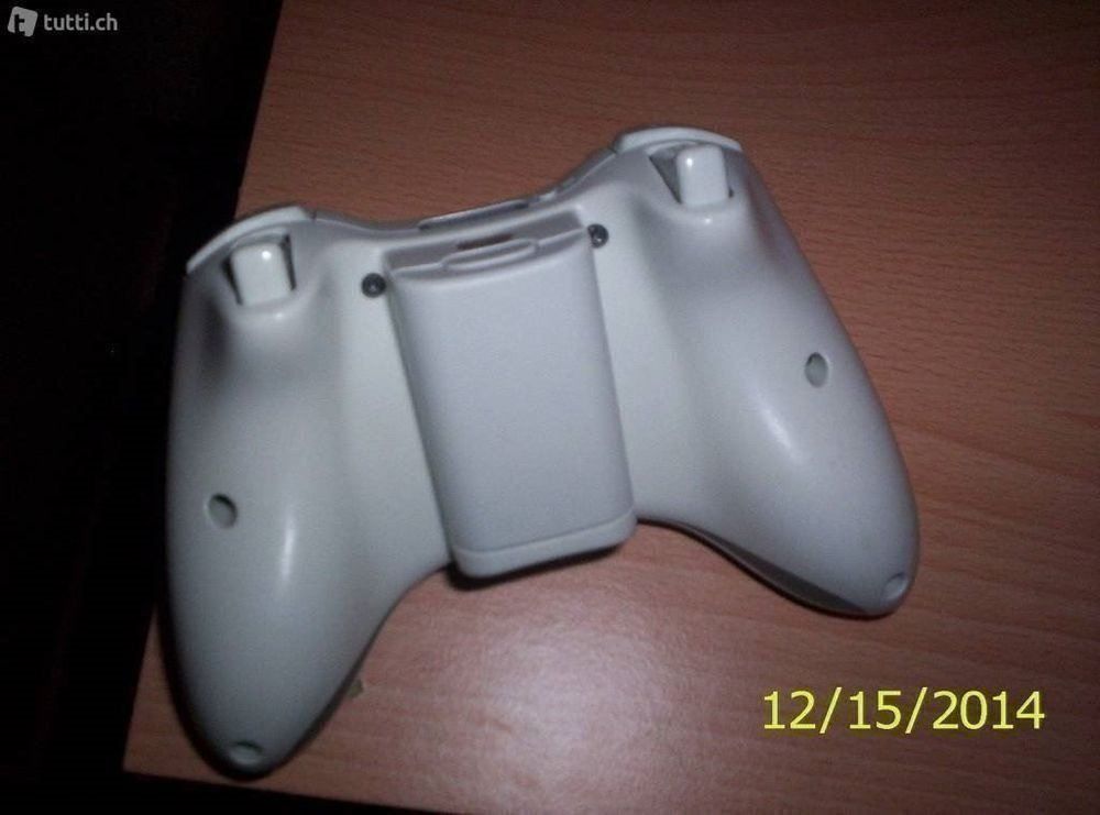 Microsoft Controller: Xbox 360 Wirelles Controller Farbe Weiss – Usato da Arisdorf venduto da comestibles 1