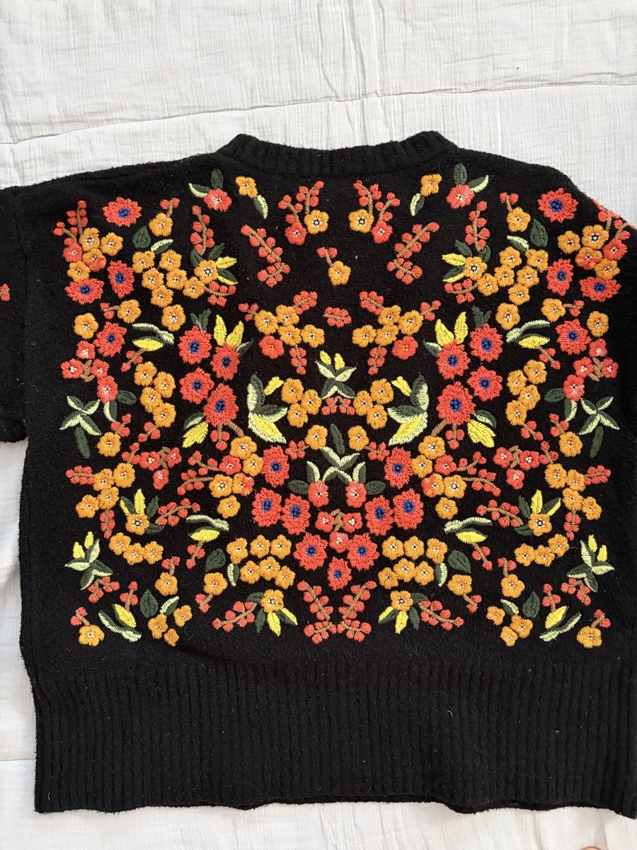 Zara Pullover & Sweatshirts: Bestickter Zara Pullover / Gr. M – Gebraucht aus Luzern von ste_xv95 2