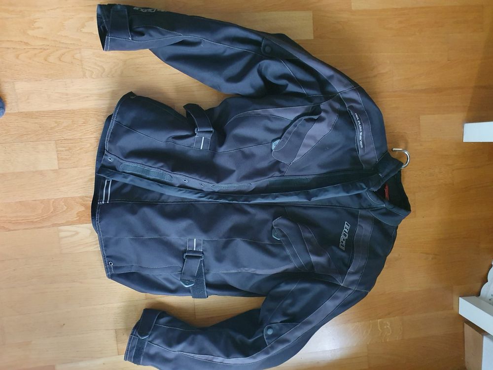 Herren Motorrad Jacke 64 - Büse Rocca - Schwarz Weiß 4051218477333