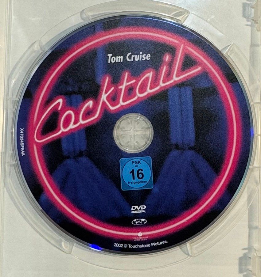 Tutti i DVDs: DVD - COCKTAIL - TOM CRUISE – Usato da Wisen venduto da gigisna 1