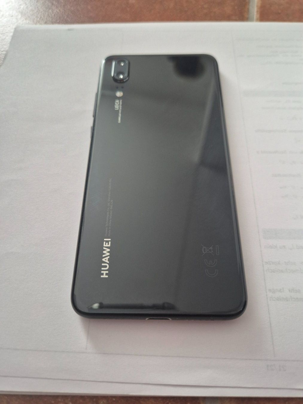 Huawei Telefoni cellulari / Smartphones: Huawei P20 Smartphone Dual Camera Schwarz – Usato da Nottwil venduto da ms.SN 1