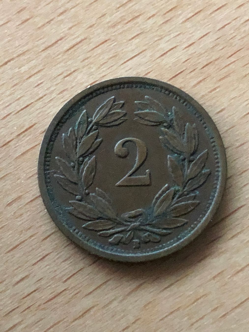 Tutti le monete: 2 Rp. 1925 – Usato da Schötz venduto da Odpa 1