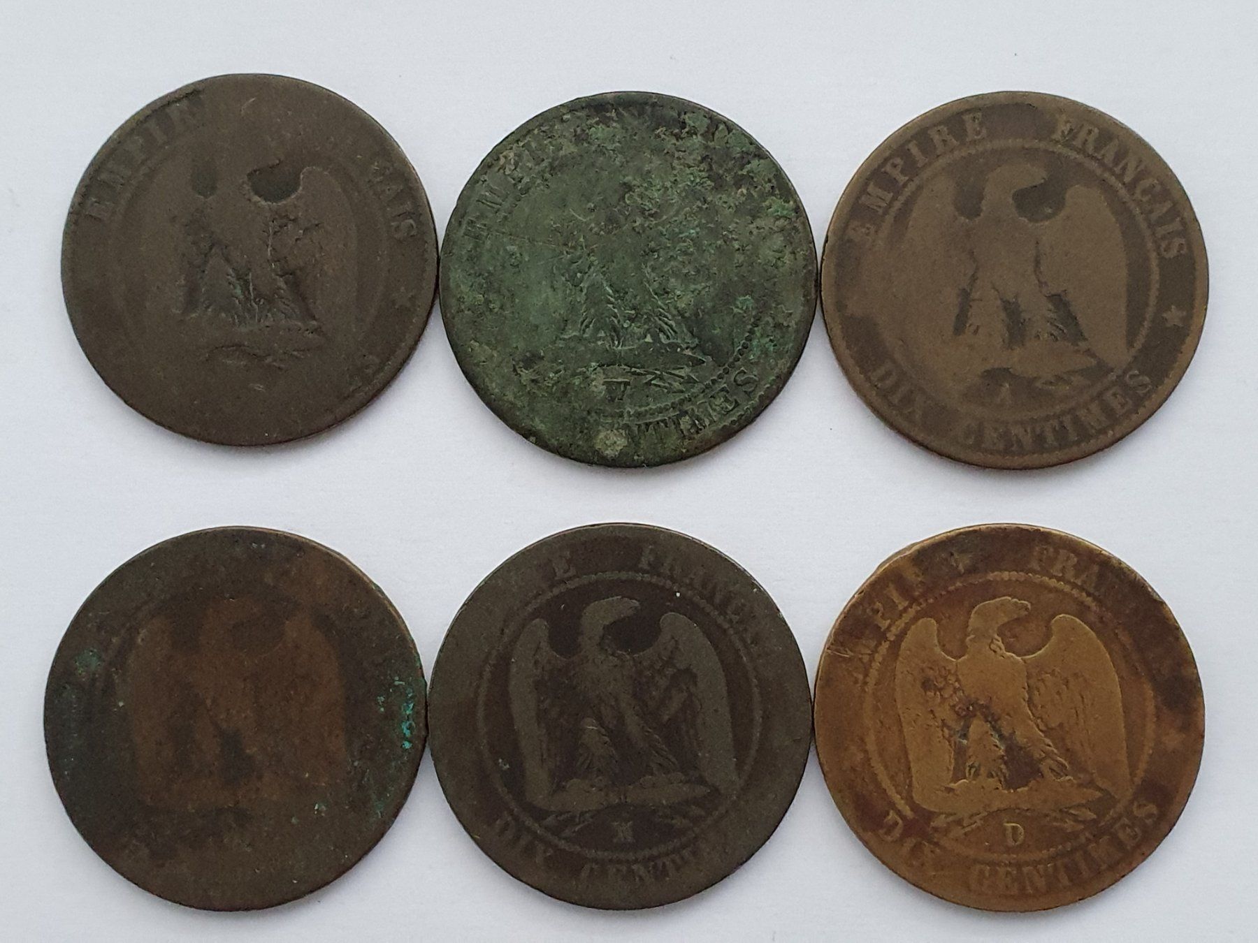 Tutti le monete: 6x 10 Centimes Lot Nr 2 – Usato da Pravidondaz venduto da LVtik