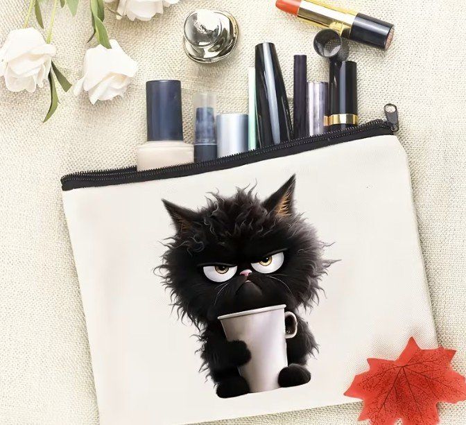 Trousses de maquillage: Make-up-Tasche Grumpy-Cat – Neuf avec emballage d'origine à Gerlafingen par Tsuru 2