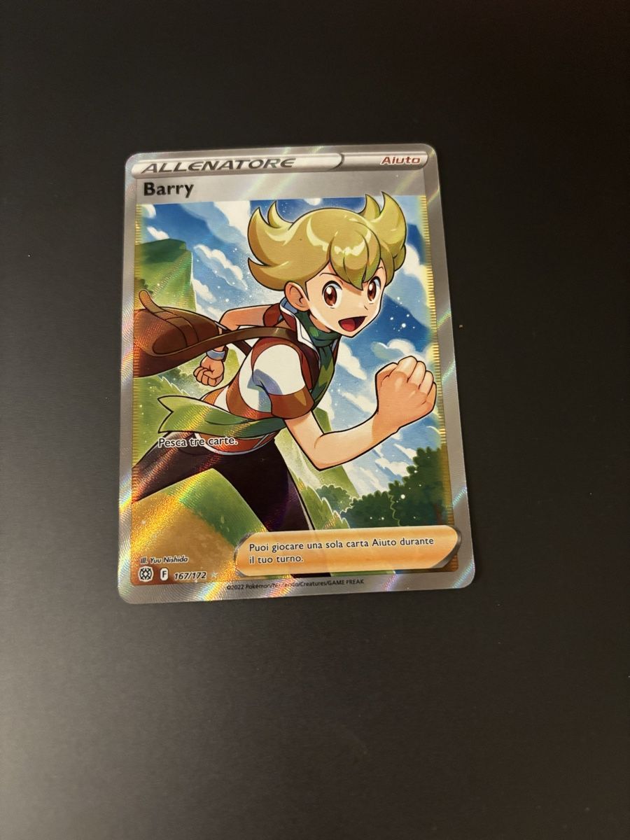 Pokémon Carte collezionabili: Pokemon Barry Trainer - Rare , Full Art, Mint – Nuovo (secondo la descrizione) da Bellinzona venduto da Cook_