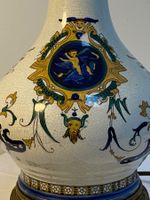 Fayence Lampenfuss handgemalten
