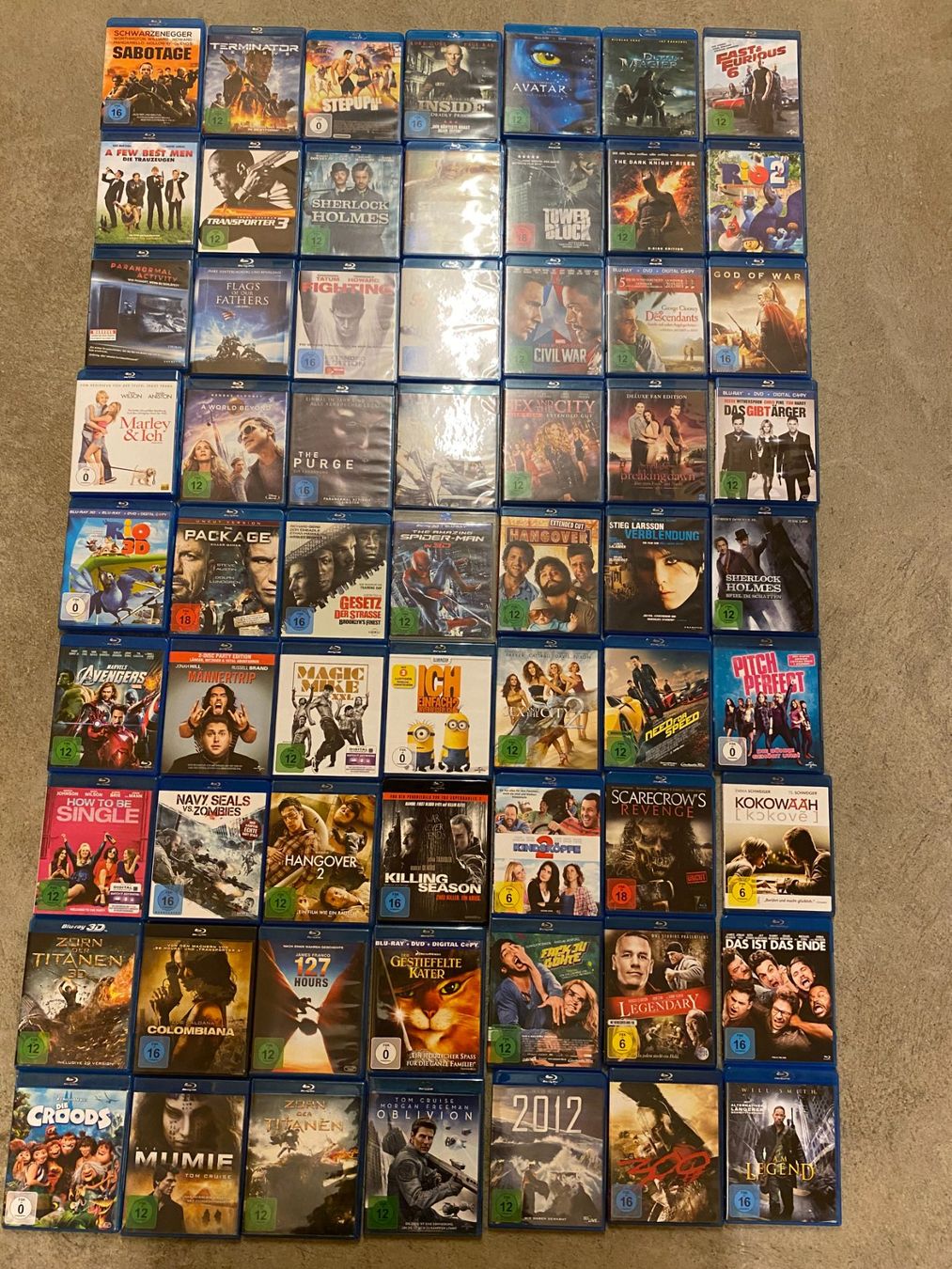 Alle DVDs: Blu-ray Filme Sammlung 63 Stück – Gebraucht aus St.Gallen von MedienJoe