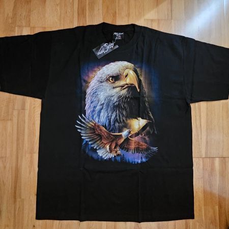 T-Shirt schwarz Adler Motiv Grösse XXL NEU