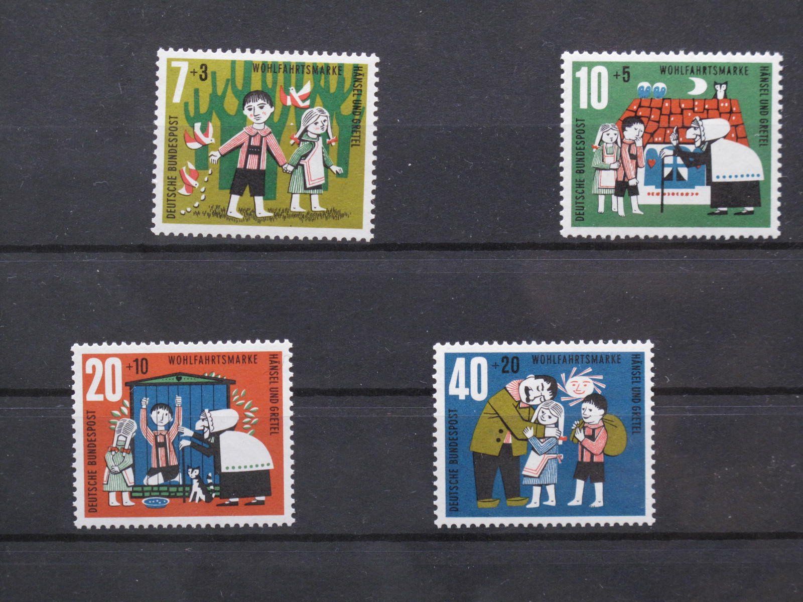Tutti i francobolli: BRD 1961 Grimm Märchen III ** – Usato da Wil SG venduto da fva01