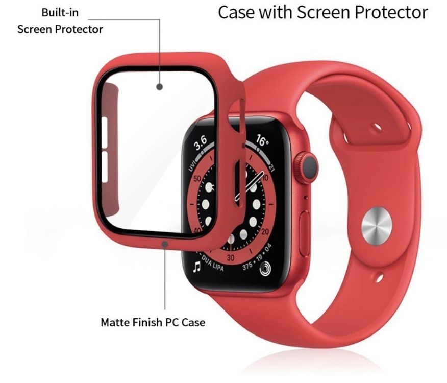 Apple Watch Displayschutz rot