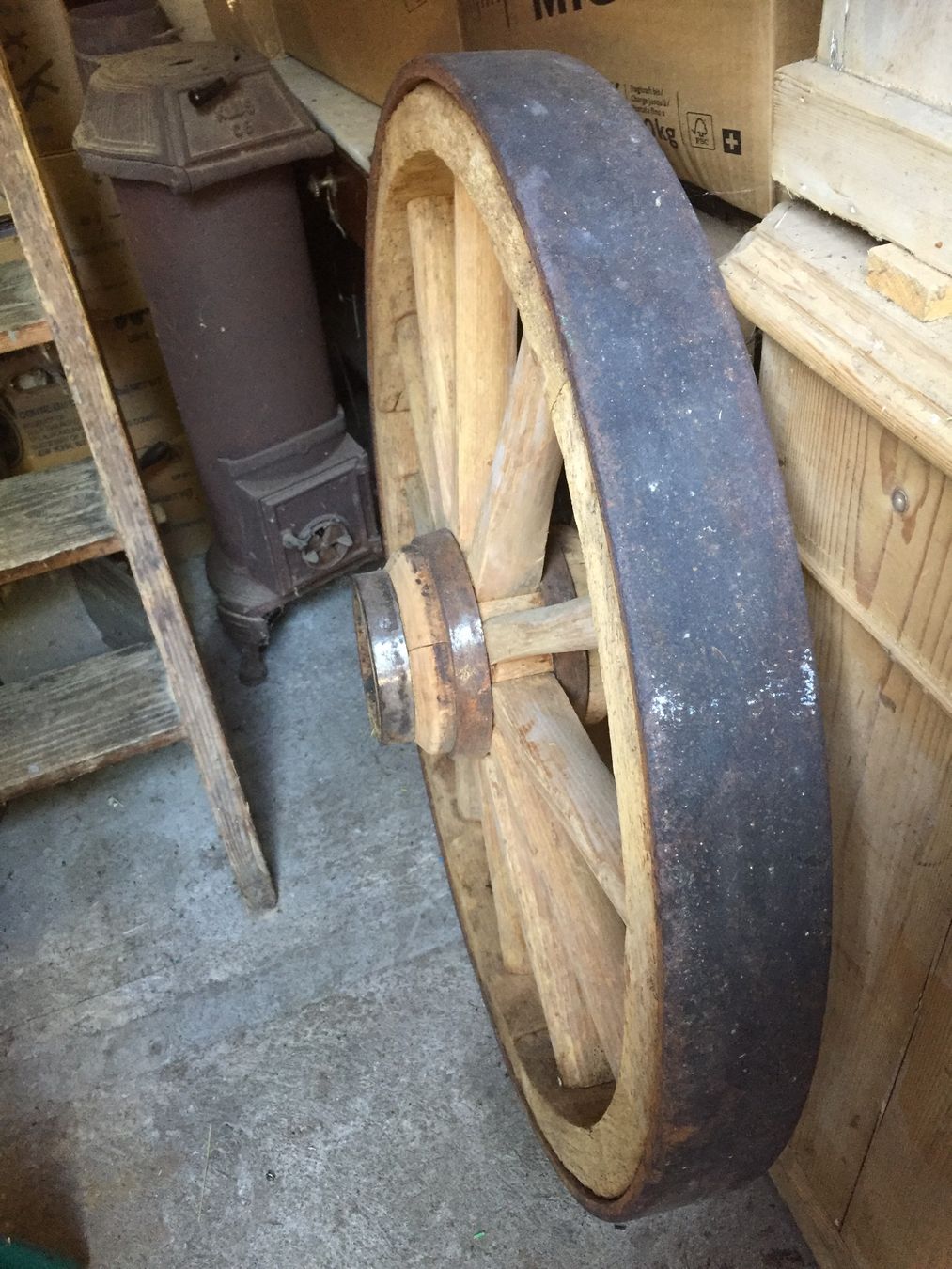 Pneumatici & Ruote complete: Altes Wagenrad – Usato da Wittenbach venduto da mar_69t6 5