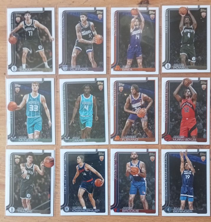 Topps 2025-26 NBA Rookie cards lot 42 (Neu (gemäss Beschreibung)) in ...