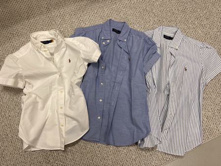 Polo Ralph Lauren Hemden kurzarm Grösse M 3 Stück