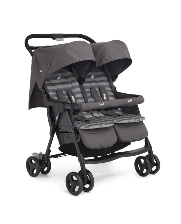 BBtwin Doppel-Kinderwagen Zwillingswagen  2 Sitze + Babywanne + Zubehr  Fr Geschwisterkinder