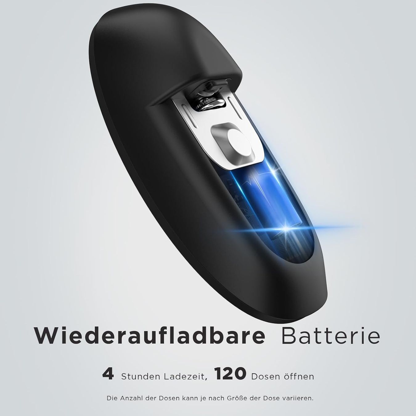 Elettrodomestici da cucina: Elektrischer Dosenöffner USB Automatik Schwarz – Nuovo e nell'imballaggio originale da Suhr venduto da SchnapperCH 1