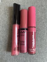 Lipgloss-Set NYX Yves Rocher Rimmel Pink