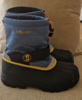 Trollkids Schnee-Winterstiefel blau schwarz Grösse 39