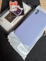 📱 TOCOL iPhone XR Silikonhülle Lavender Gray – Neu