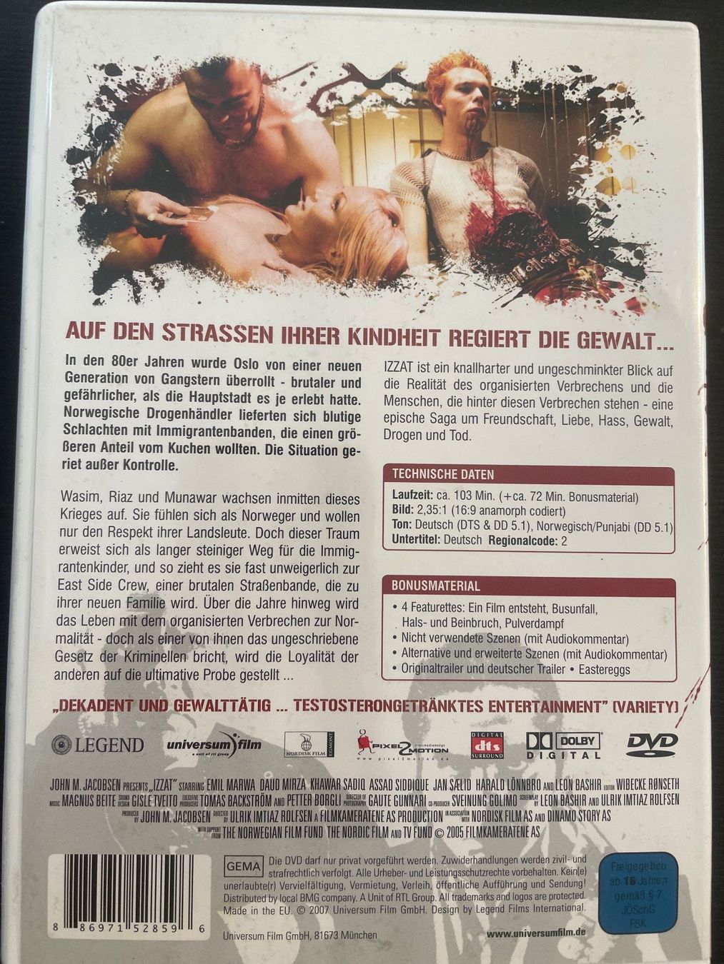 Alle DVDs: Izzat, Oslo Thriller aus den 80ern – Gebraucht aus Winterthur von machmaschine 1