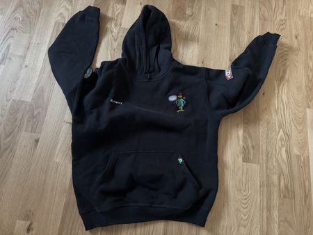 Kapuzenpullover Kommando Zug schwarz mit Aufdruck